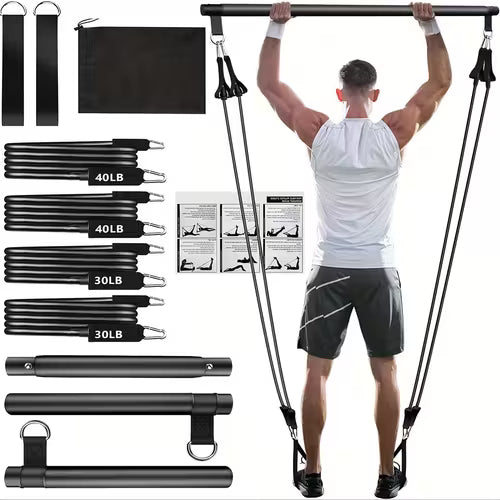 Pilates Bar Kit with Resistance Bands