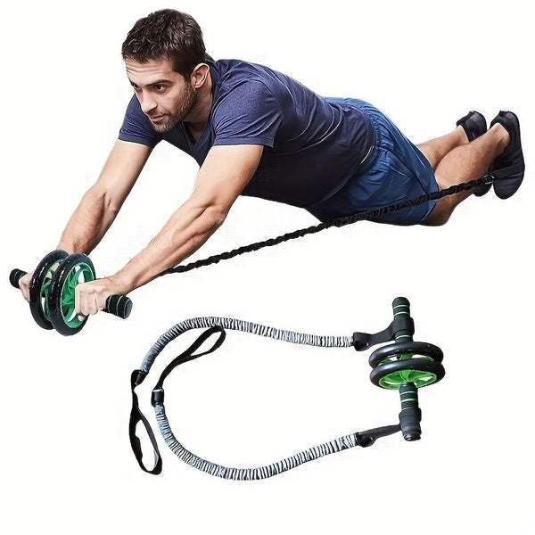 Core Wheel with Resistance Band