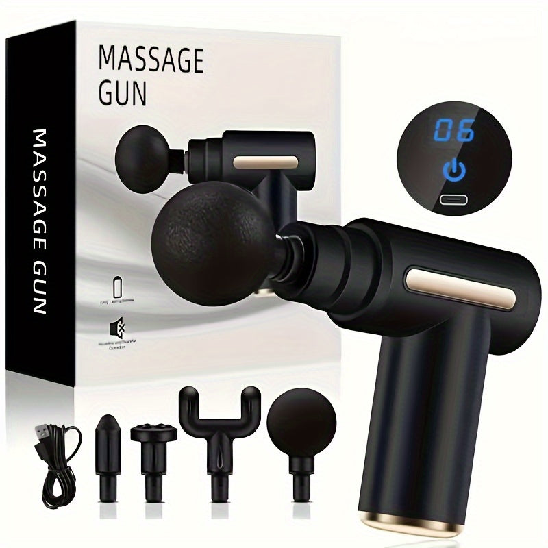 Portable Six-Speed Digital Massage Gun
